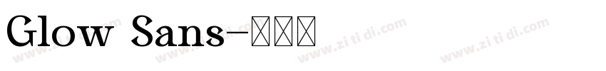 Glow Sans字体转换